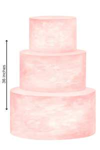 3-tier cake- How long or Big is 36 inches?