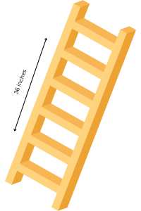 Small Step Ladder 36 Inches

